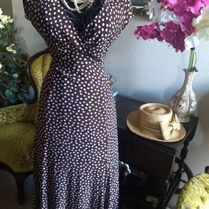Chocolate Polka Dot Dress